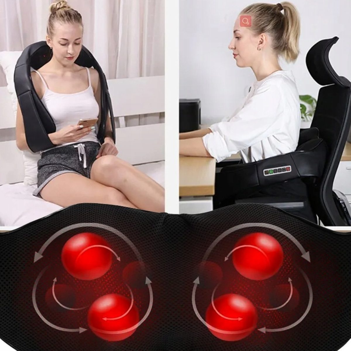 Rozgrzewający Masażer Wielofunkcyjny  | HeatFlex Pro​